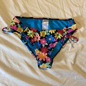 No Boundaries Multicolor Floral Bikini Bottoms